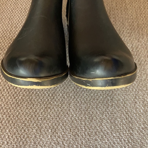 LUCKY BRAND Black Rubber Chelsea Rain Boots Womens Size 6 - Picture 6 of 12